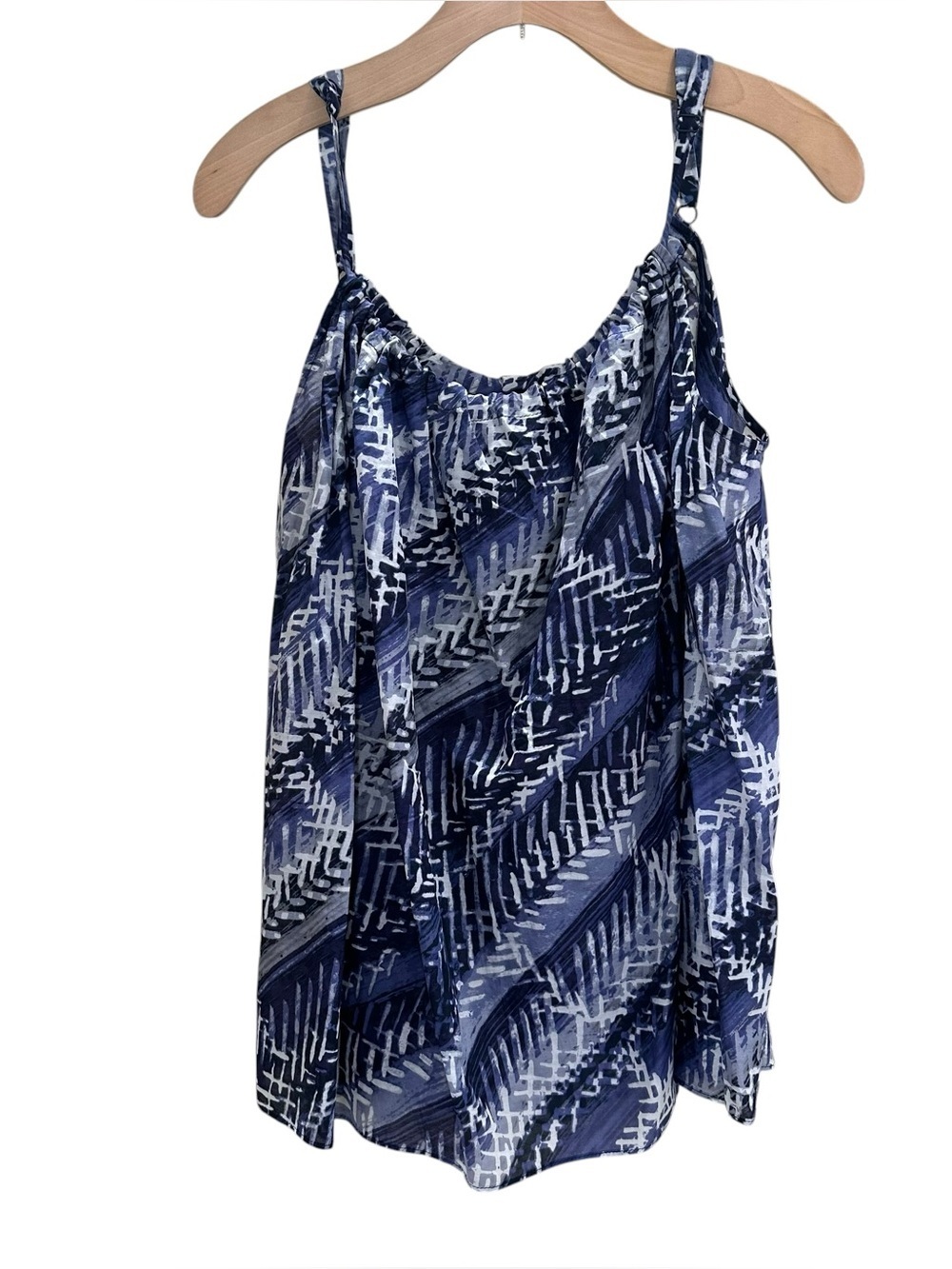 Talbots Silk Blend Shades of Blue Camisole XL